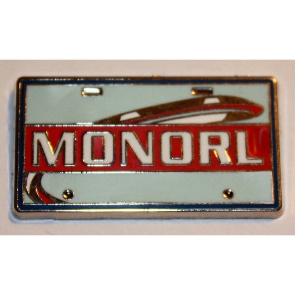WDW - Attraction Vehicle License Plate Frame - MONORL